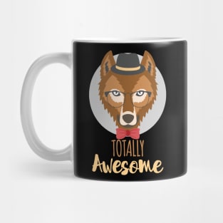 Totally Awesome Wolf Mug